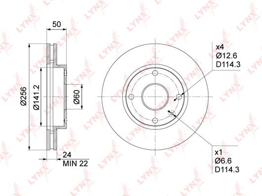 

Тормозный колодки LYNXauto передний для Daewoo Lacetti, Nubira Wagon 00-04 BN1013