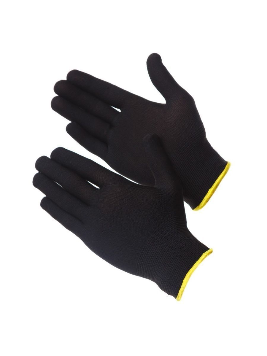 Перчатки Gward, Touch Black, размер 9L, 12 пар нейлоновые перчатки с латексным обливом bull черные 12 шт prc233