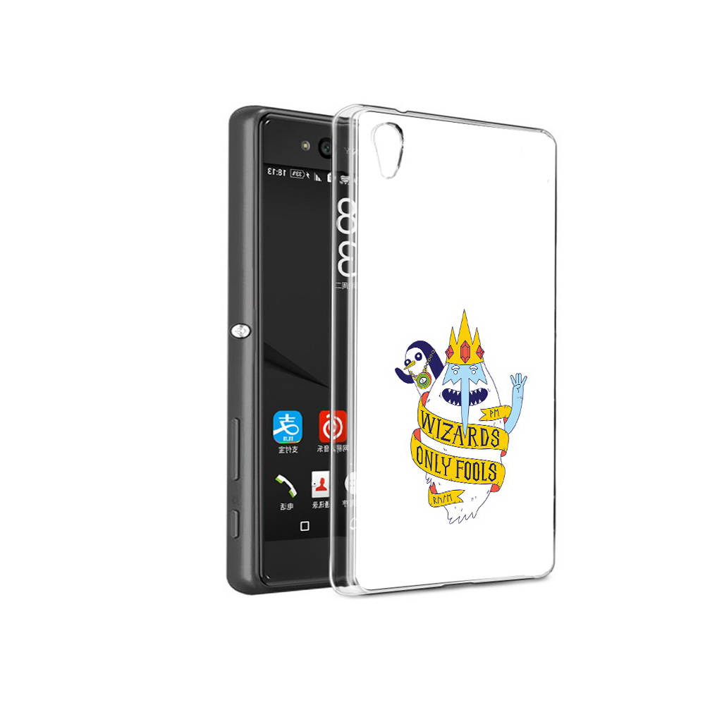 

Чехол MyPads Tocco для Sony Xperia C6 время приключений снежный король (PT28839.243.278), Прозрачный, Tocco
