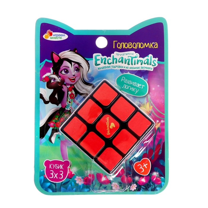 

Логическая игра «Энчентималс» кубик 33 см, Играем вместе, Enchantimals