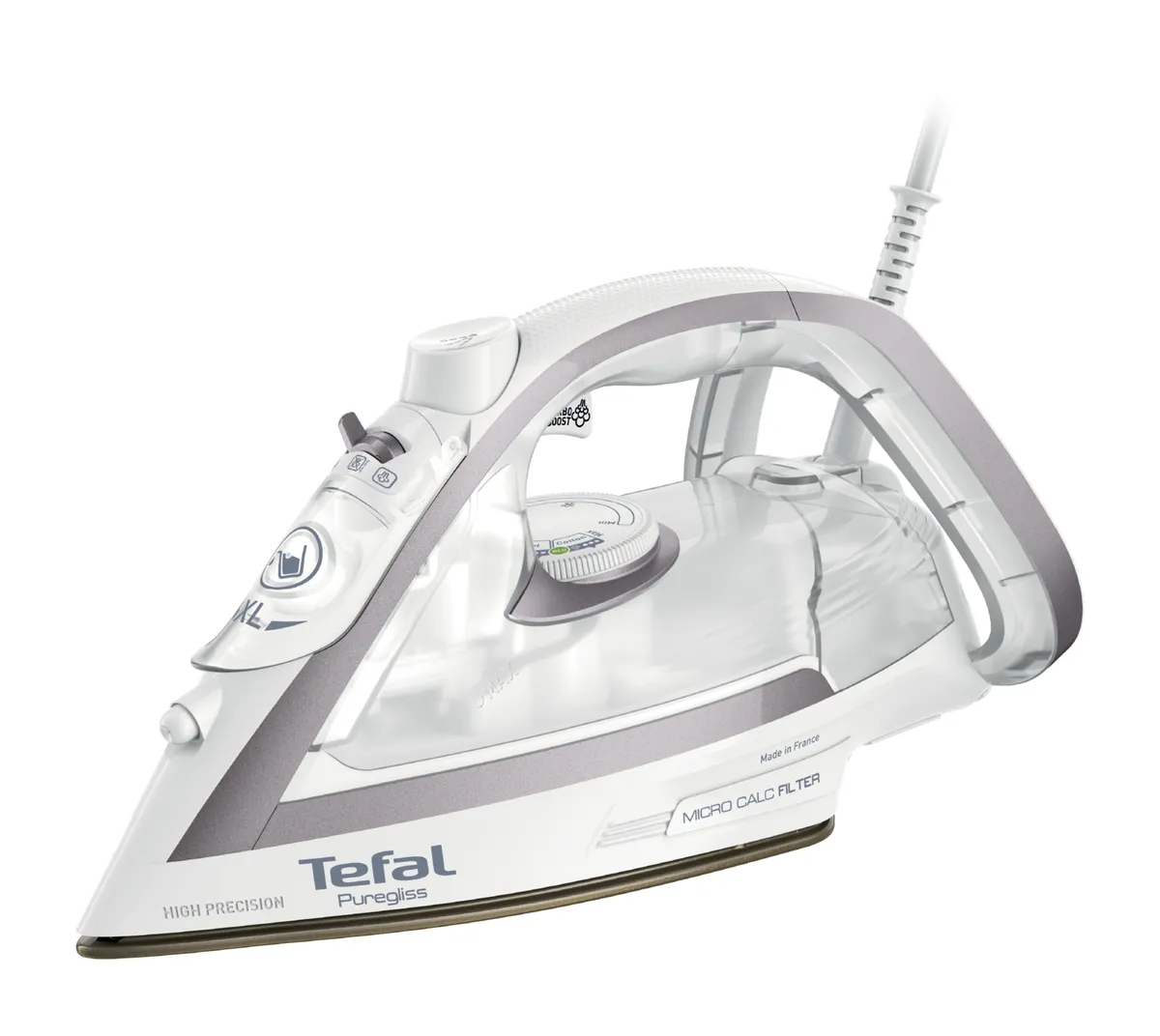 фото Утюг tefal fv fv8043e0 белый/серебристый
