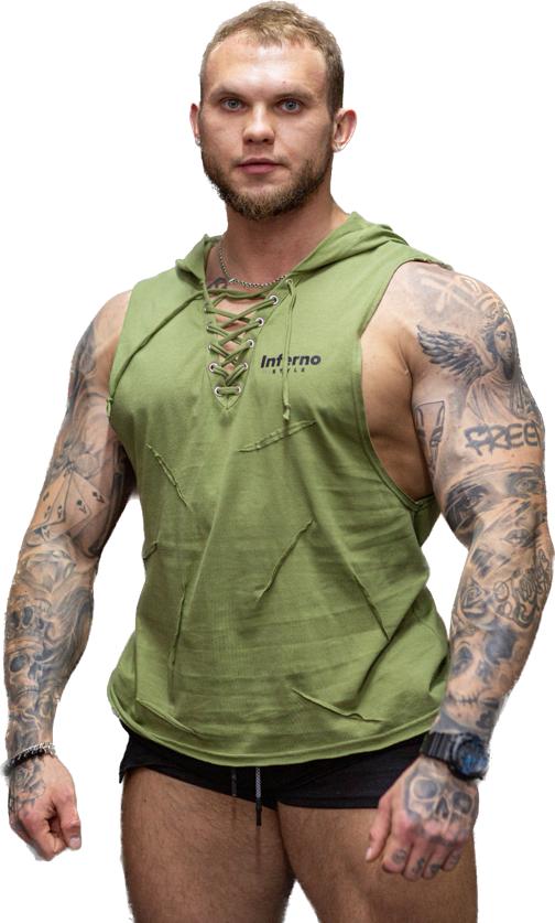 

Майка мужская INFERNO style М-014-000 хаки 4XL, М-014-000