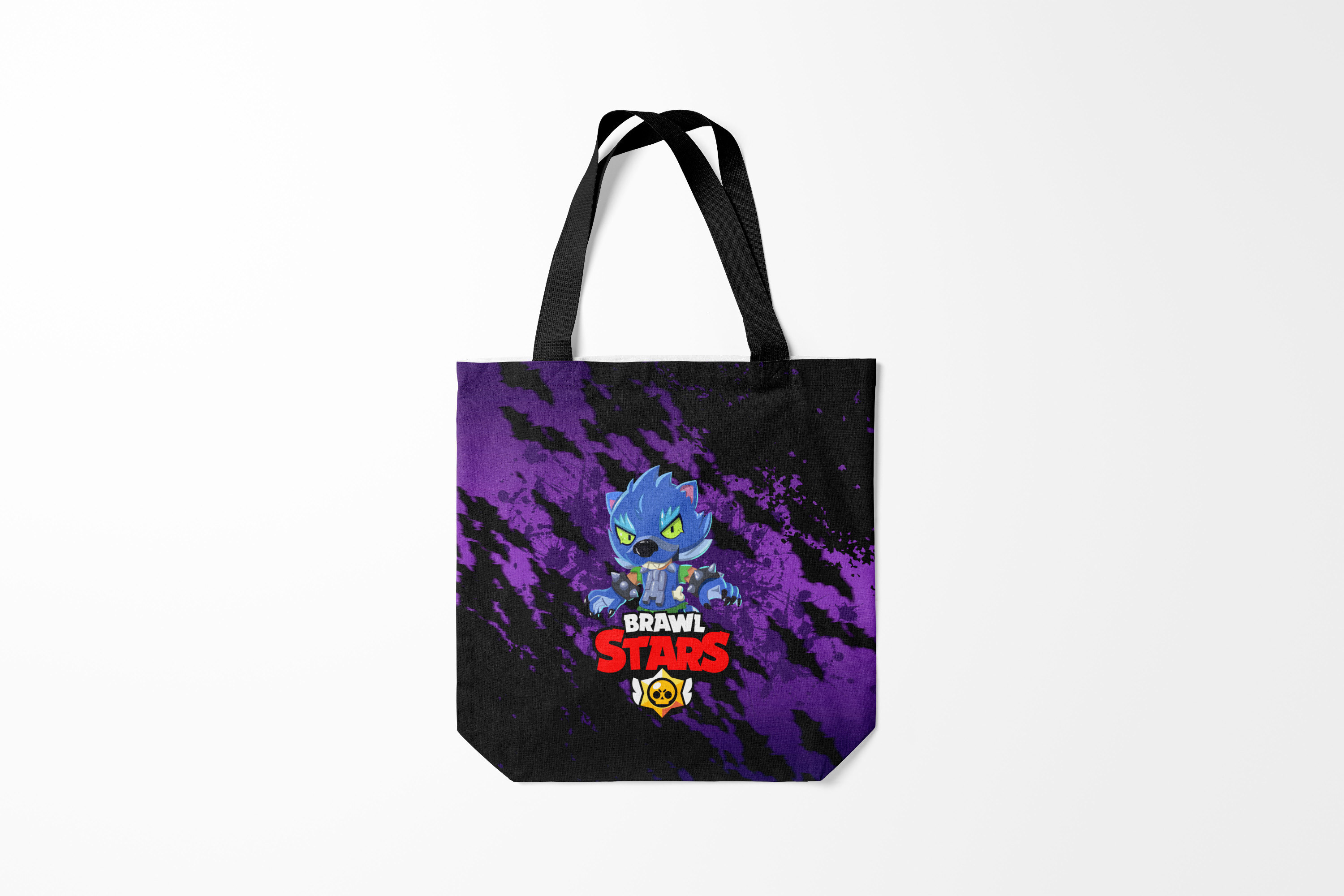 

Сумка шoппер унисекс Burnettie Brawl Stars ОБОРОТЕНЬ LEON., разноцветный, Brawl Stars ОБОРОТЕНЬ LEON.