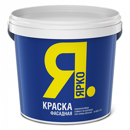 Краска фасадная Ярко