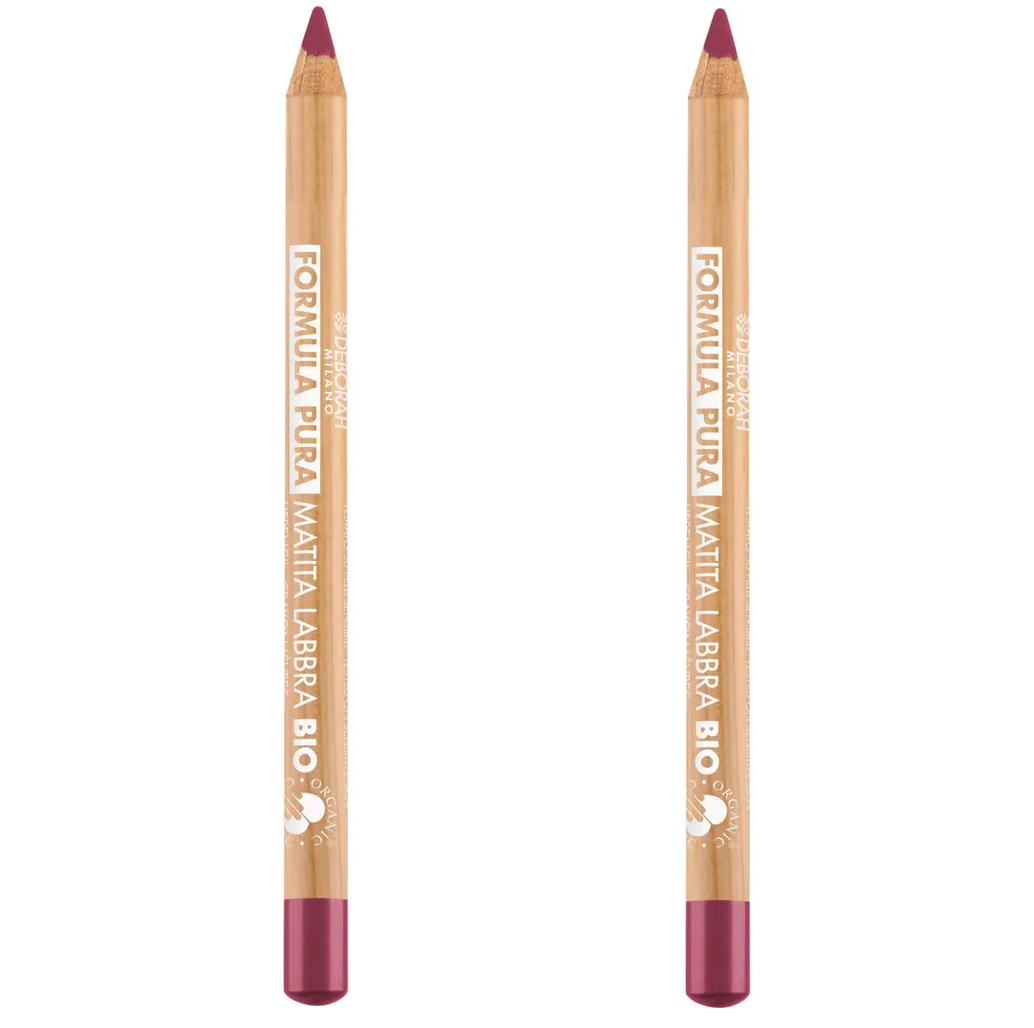 Карандаш для губ Deborah Milano Formula Pura Organic Lip Pencil тон 07 1.2 г 2 шт