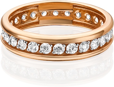 

Кольцо из золота р.  PLATINA jewelry 01-5308-00-501-1110-38, фианит, 01-5308-00-501-1110-38
