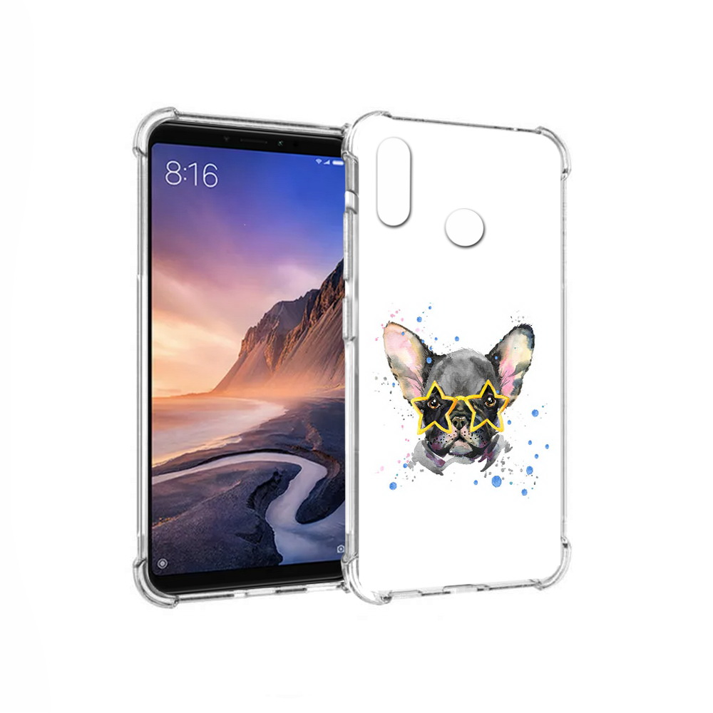 

Чехол MyPads Tocco для Xiaomi Mi Max 3 буля в очках (PT115366.313.252), Прозрачный, Tocco