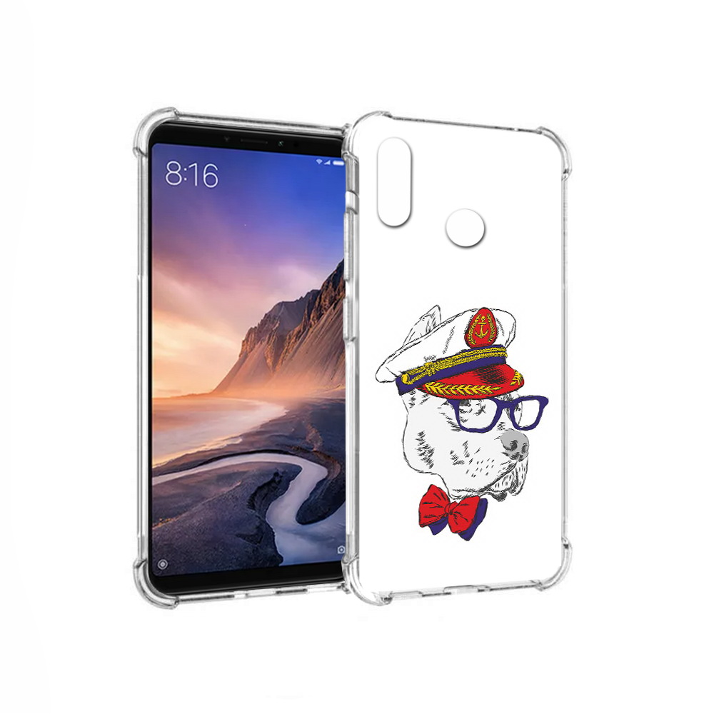 

Чехол MyPads Tocco для Xiaomi Mi Max 3 бульдог (PT115366.313.251), Прозрачный, Tocco