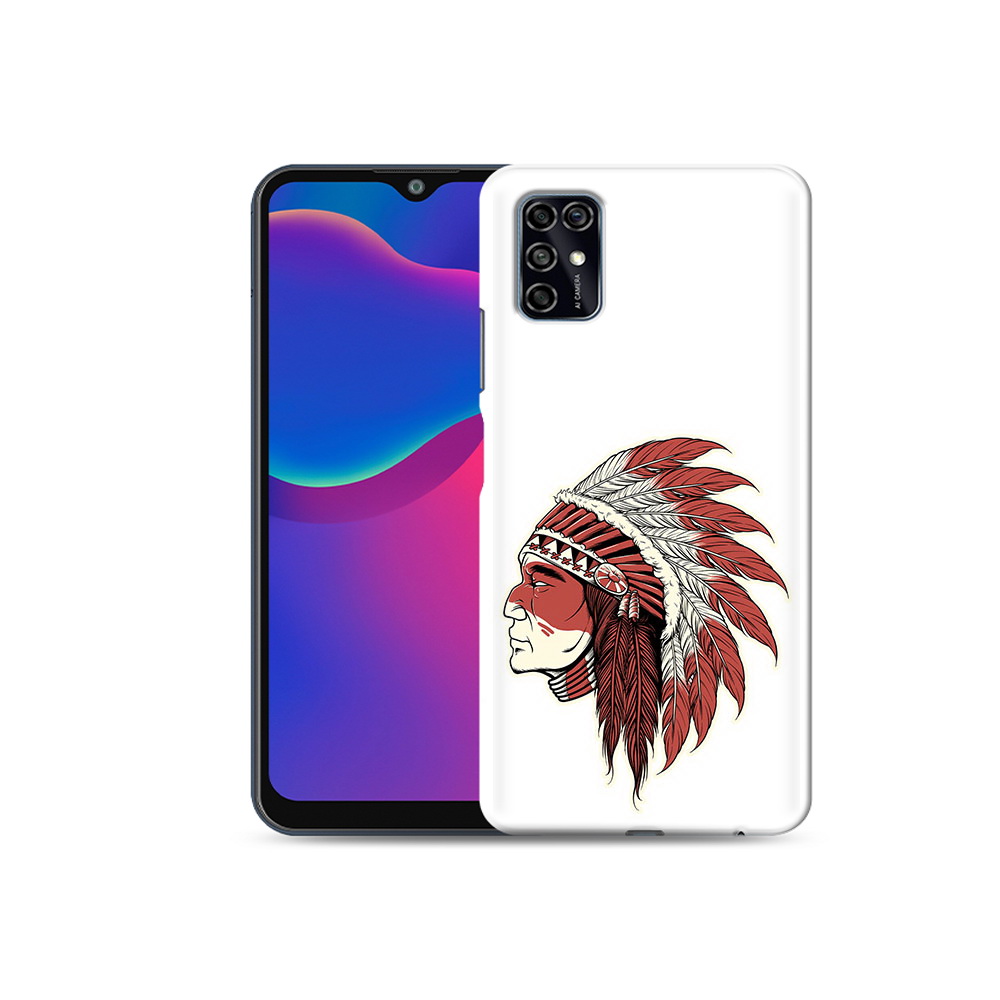 

Чехол MyPads Tocco для ZTE Blade V2020 Smart красный индеец (PT156449.442.411), Прозрачный, Tocco