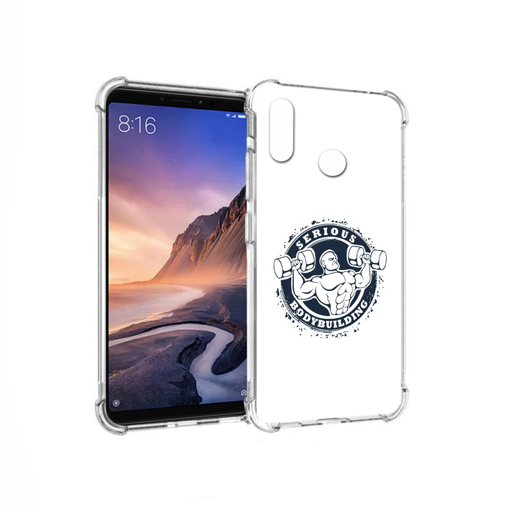 Чехол MyPads Tocco для Xiaomi Mi Max 3 бодибилдинг воля к победе (PT115366.313.231)