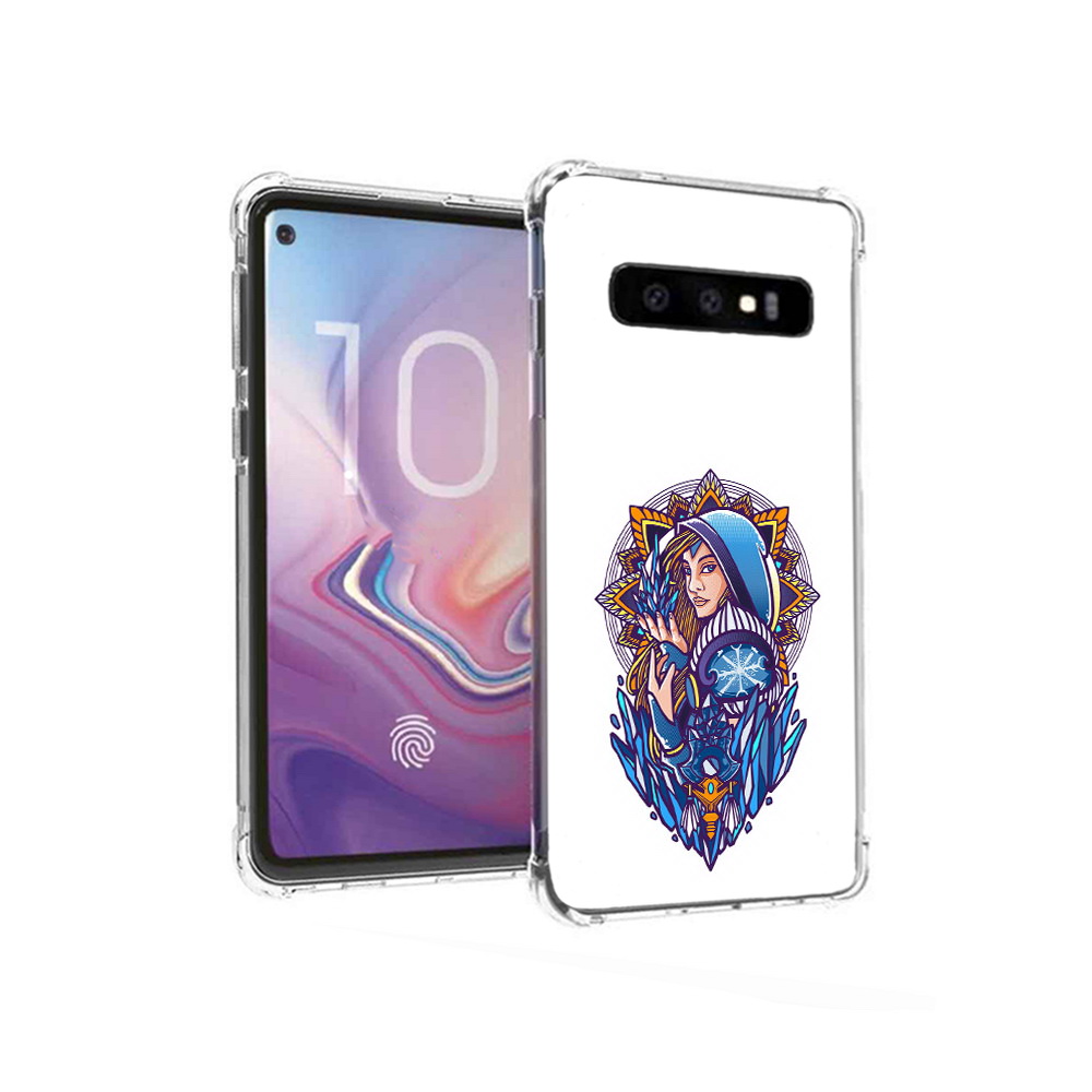 

Чехол MyPads Tocco для Samsung Galaxy S10 кристал мейден дота 2 (PT125897.498.415), Прозрачный, Tocco
