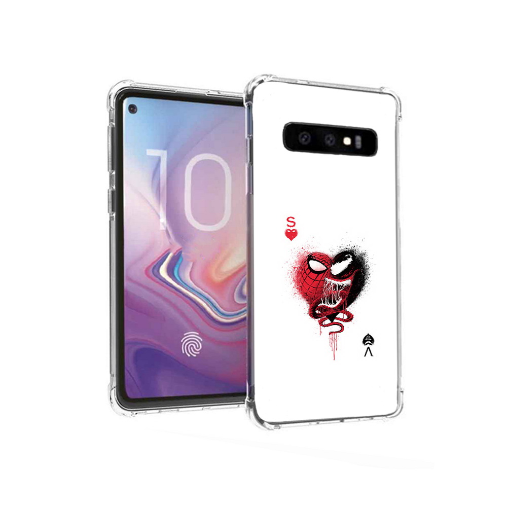 

Чехол MyPads Tocco для Samsung Galaxy S10 Веном (PT125897.498.41), Прозрачный, Tocco