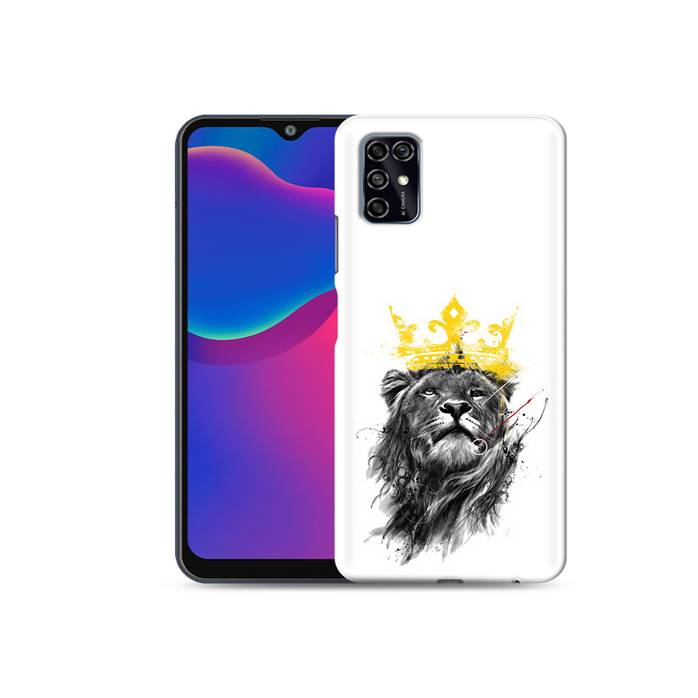 

Чехол MyPads Tocco для ZTE Blade V2020 Smart король-лев (PT156449.442.391), Прозрачный, Tocco