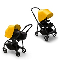 

Bugaboo bee6 коляска 2 в 1 black/black/lemon yellow, Bee6 2 В 1