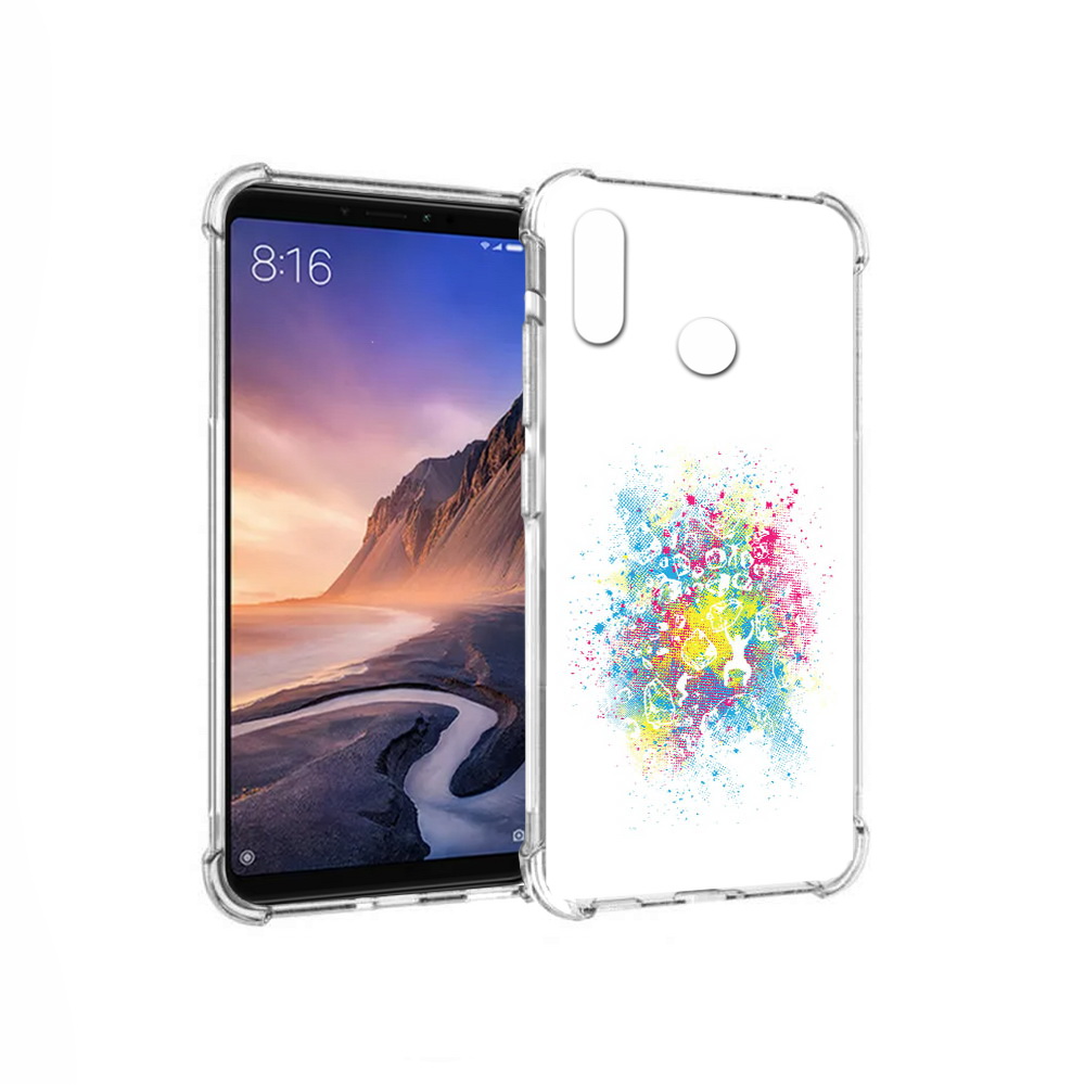 

Чехол MyPads Tocco для Xiaomi Mi Max 3 акварель абстракция (PT115366.313.214), Прозрачный, Tocco