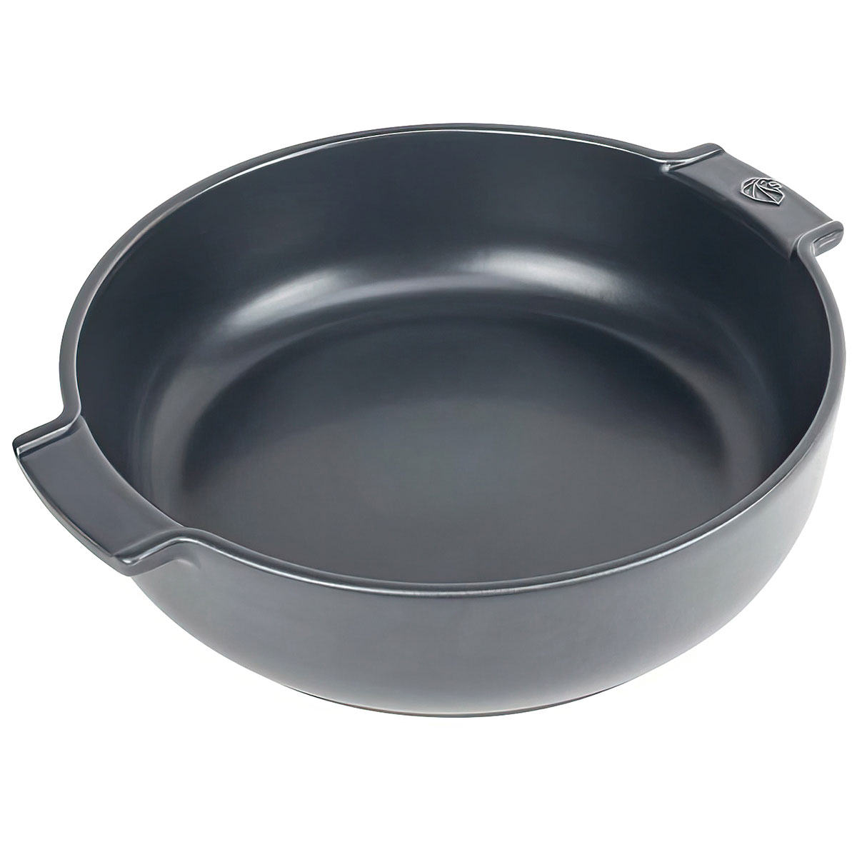 Форма для запекания круглая Peugeot Slate 34см Round baking dish-5 серый