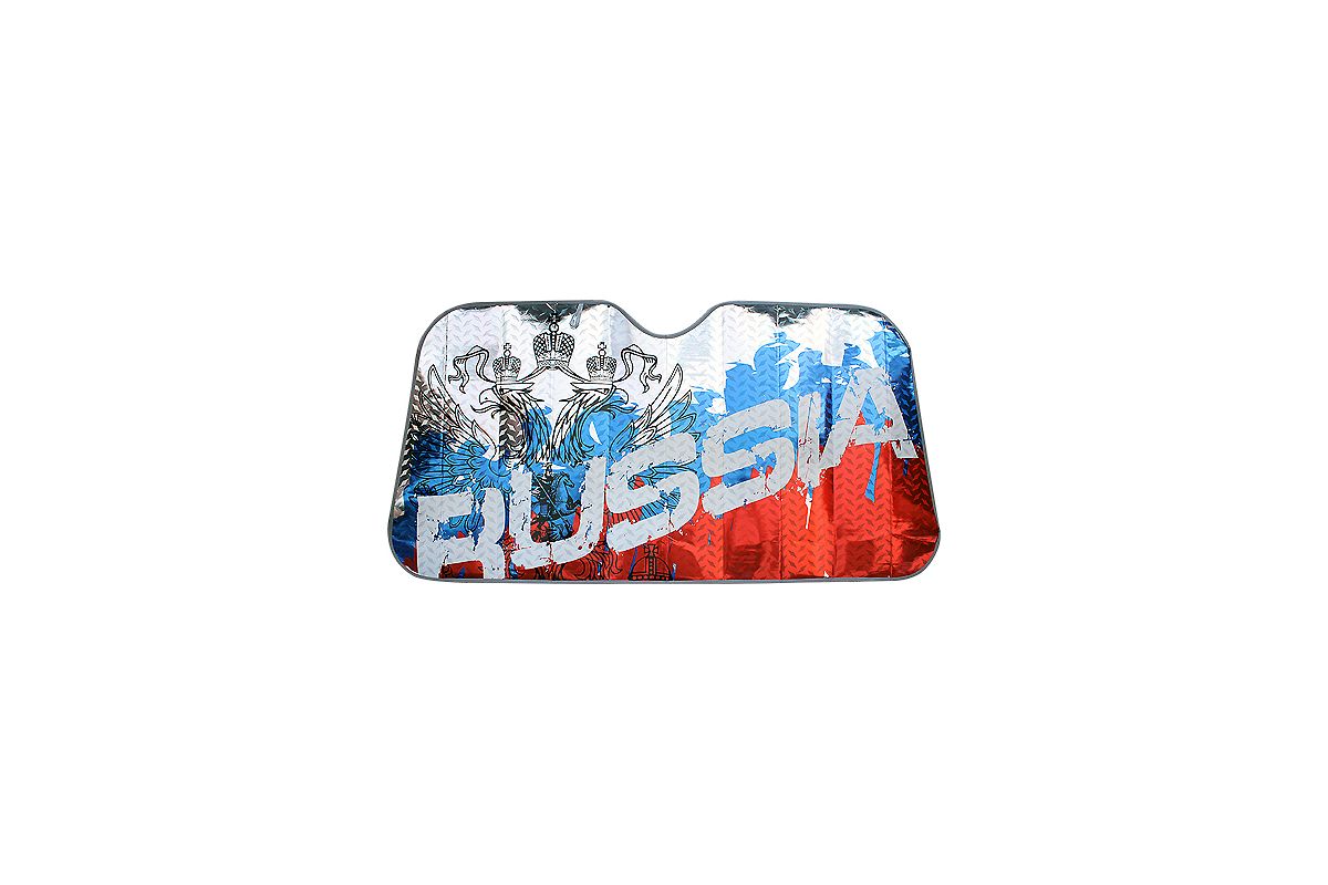 Шторка Autostandart Флаг России солнцезащитная на лобовое стекло 150 х 80 см 101624