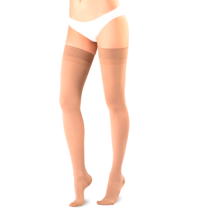 

Компрессионные чулки медицинские на широкое бедро Ofa Classic CC221W 2 класс бежевые р.4, CC221W