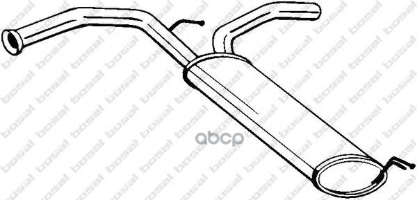 

Глушитель задняя часть Bosal-Oris 135721