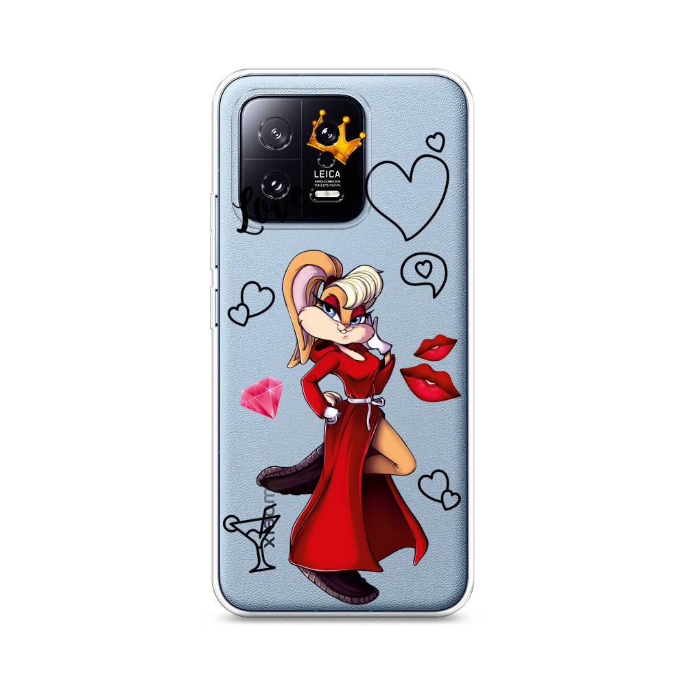 

Чехол на Xiaomi 13 5G "Rich Lola Bunny", Красный;бежевый;оранжевый, 317250-6
