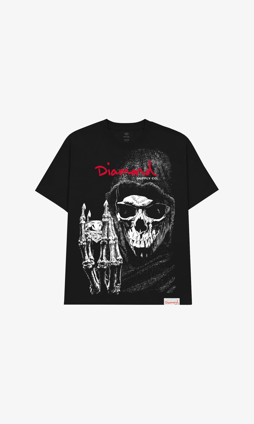 

Футболка мужская Diamond REAPER черная M, Черный, REAPER