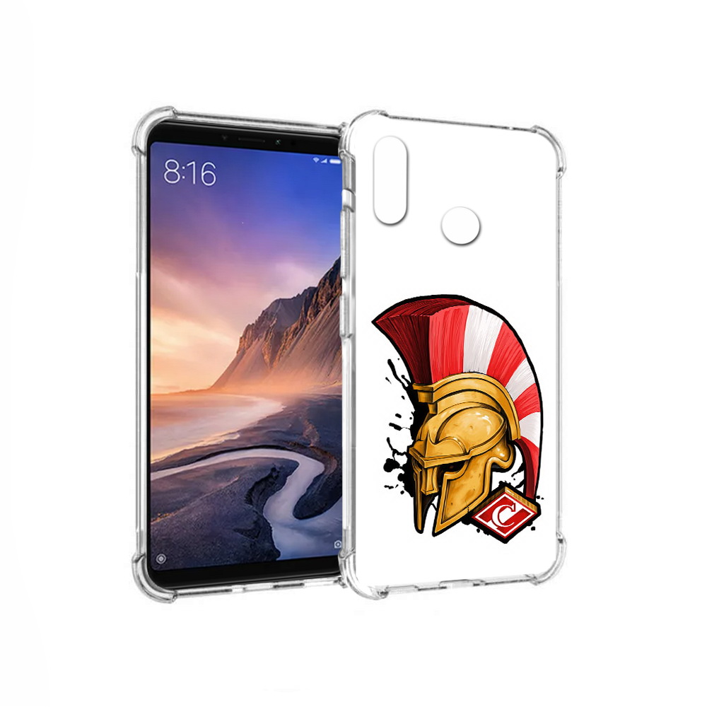 

Чехол MyPads Tocco для Xiaomi Mi Max 3 ФК спартак шлем (PT115366.313.185), Прозрачный, Tocco