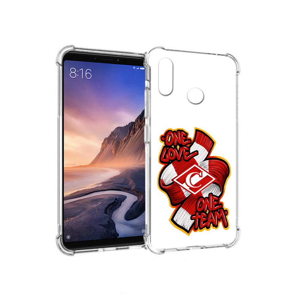 

Чехол MyPads Tocco для Xiaomi Mi Max 3 ФК спарак 1 любовь (PT115366.313.184), Прозрачный, Tocco