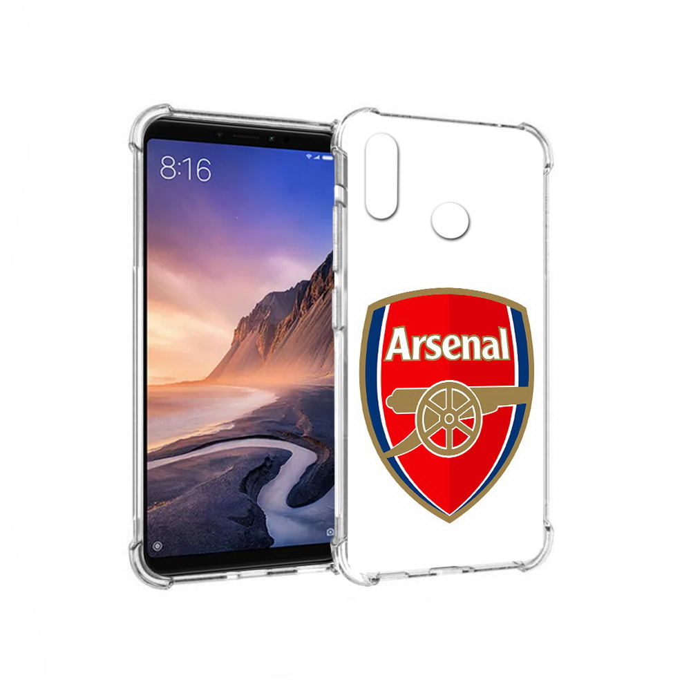 

Чехол MyPads Tocco для Xiaomi Mi Max 3 ФК Арсенал логотип (PT115366.313.174), Прозрачный, Tocco