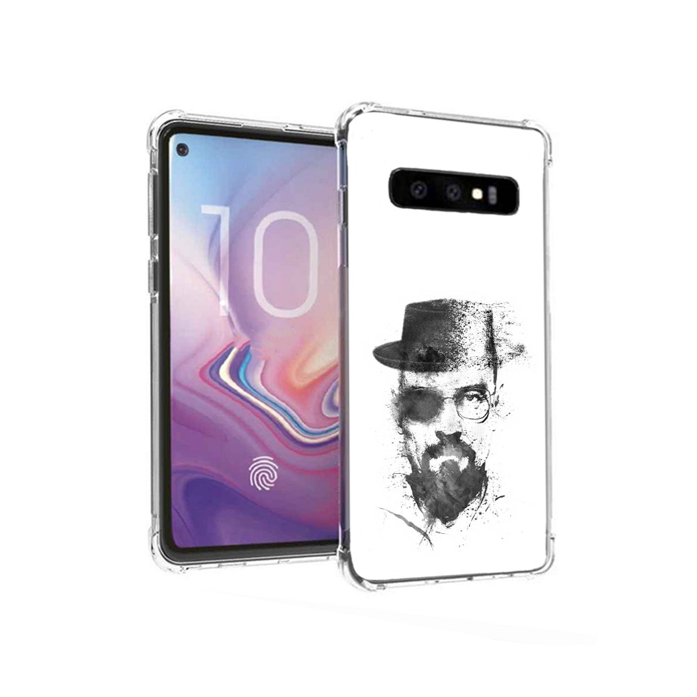 

Чехол MyPads Tocco для Samsung Galaxy S10 загадочный человек (PT125897.498.347), Прозрачный, Tocco