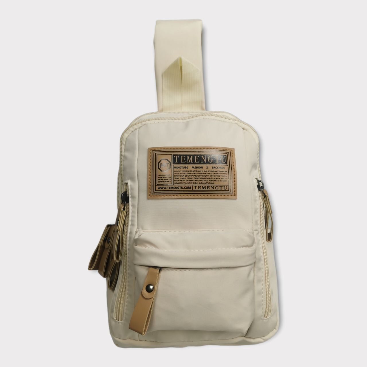 Сумка-рюкзак женская Capri CAP-0808 белая, 30x20x10 см