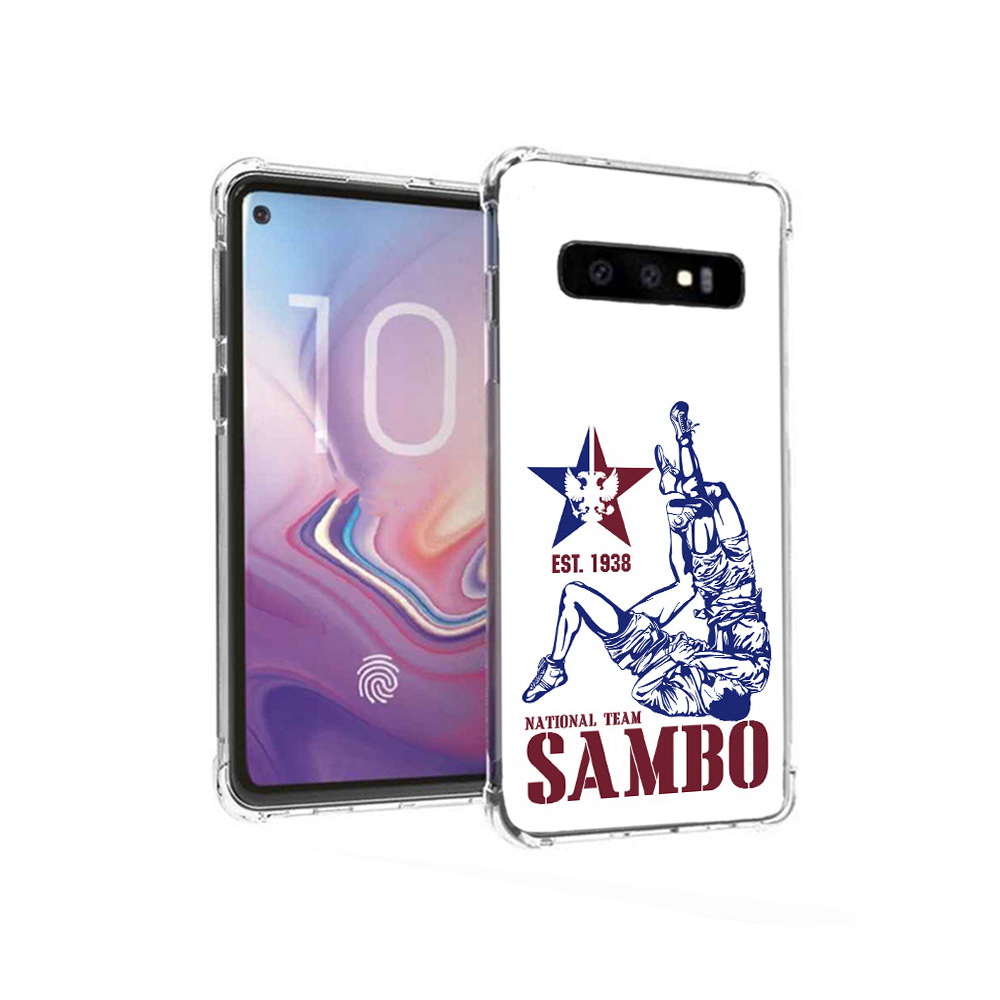 

Чехол MyPads Tocco для Samsung Galaxy S10 единоборства самбо (PT125897.498.344), Прозрачный, Tocco