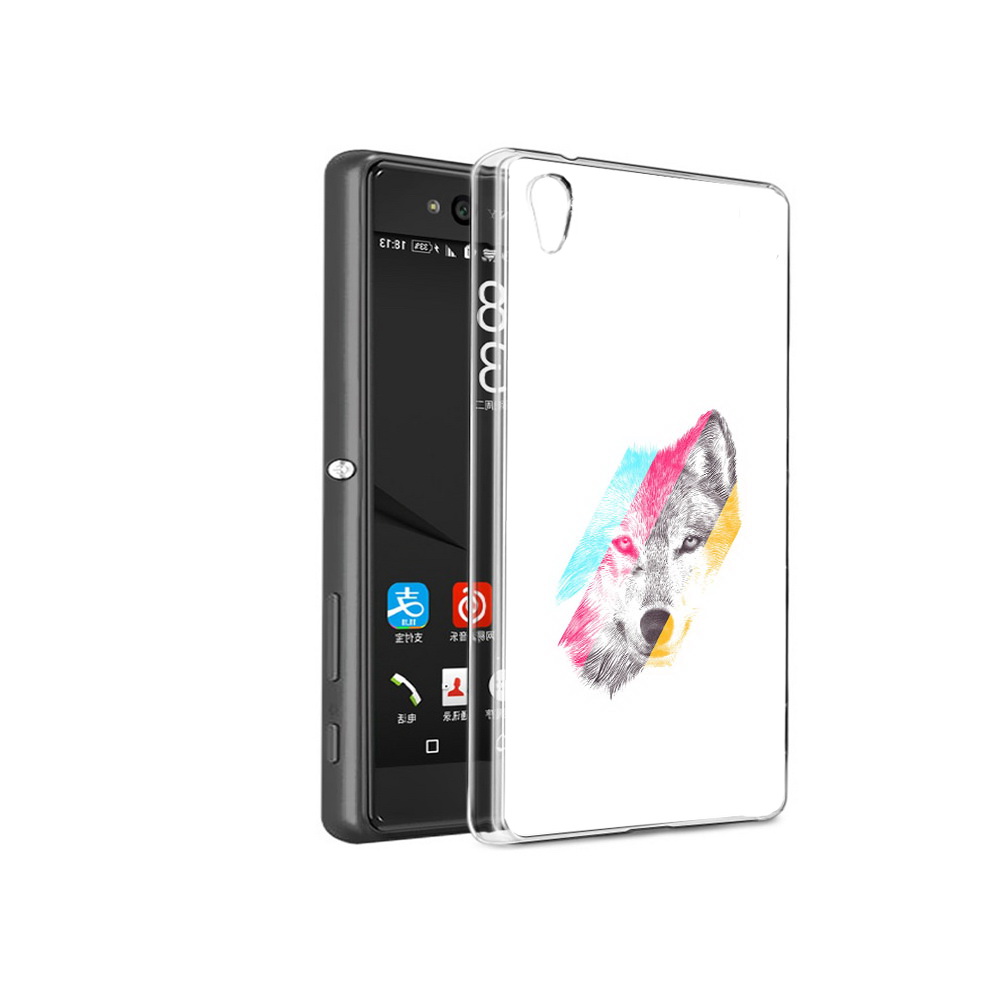 

Чехол MyPads Tocco для Sony Xperia C6 волк градиент (PT28839.243.268), Прозрачный, Tocco