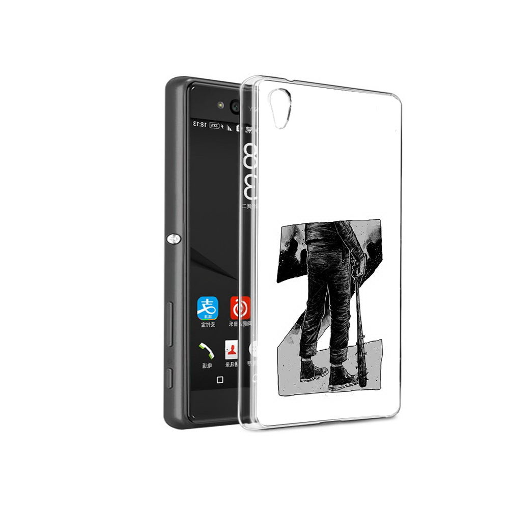 

Чехол MyPads Tocco для Sony Xperia C6 воин черно белый (PT28839.243.265), Tocco