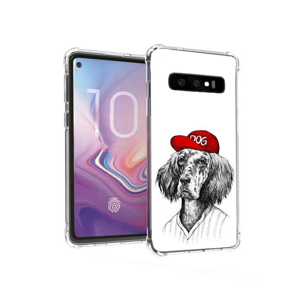 

Чехол MyPads Tocco для Samsung Galaxy S10 дог (PT125897.498.333), Прозрачный, Tocco