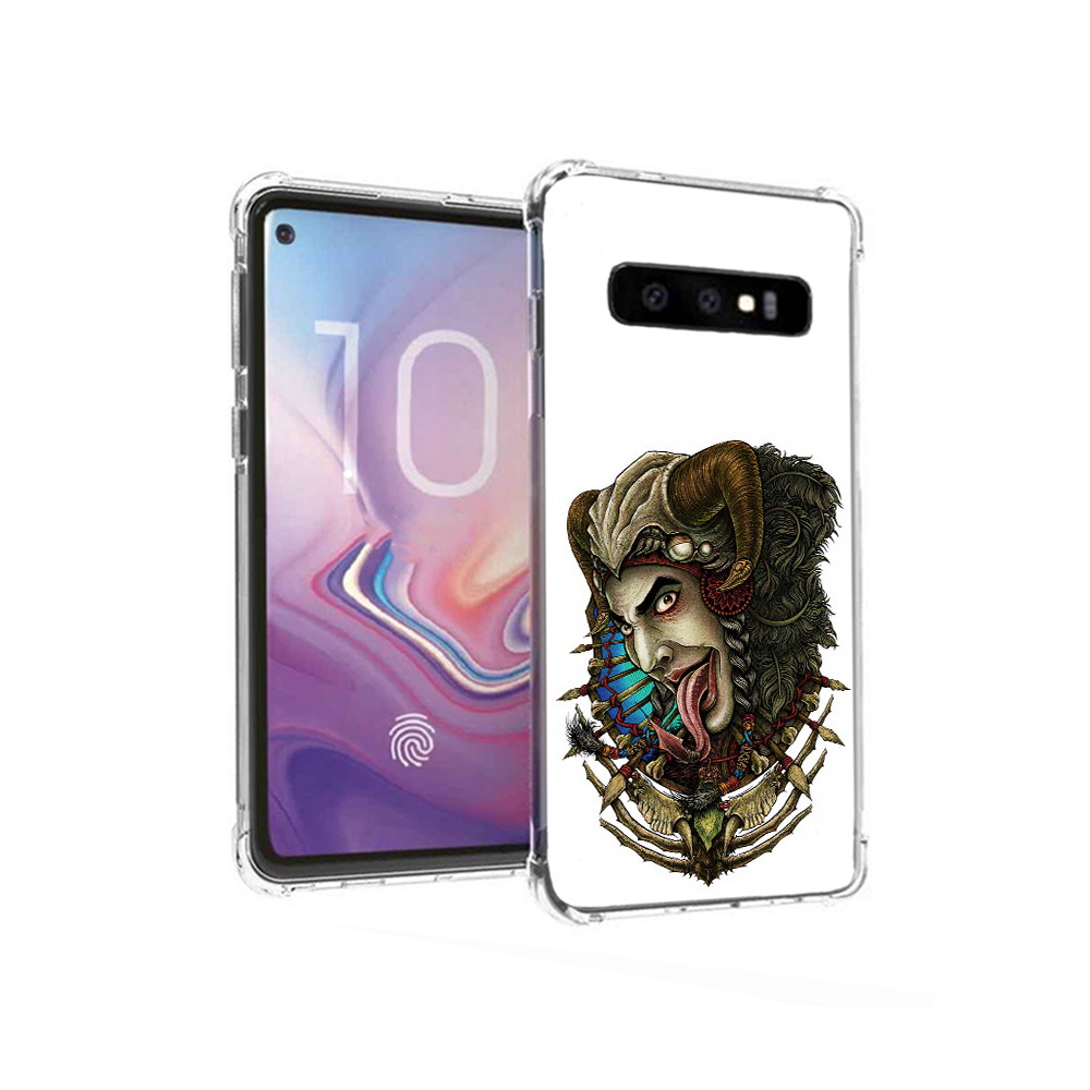 

Чехол MyPads Tocco для Samsung Galaxy S10 длинный язык (PT125897.498.330), Прозрачный, Tocco