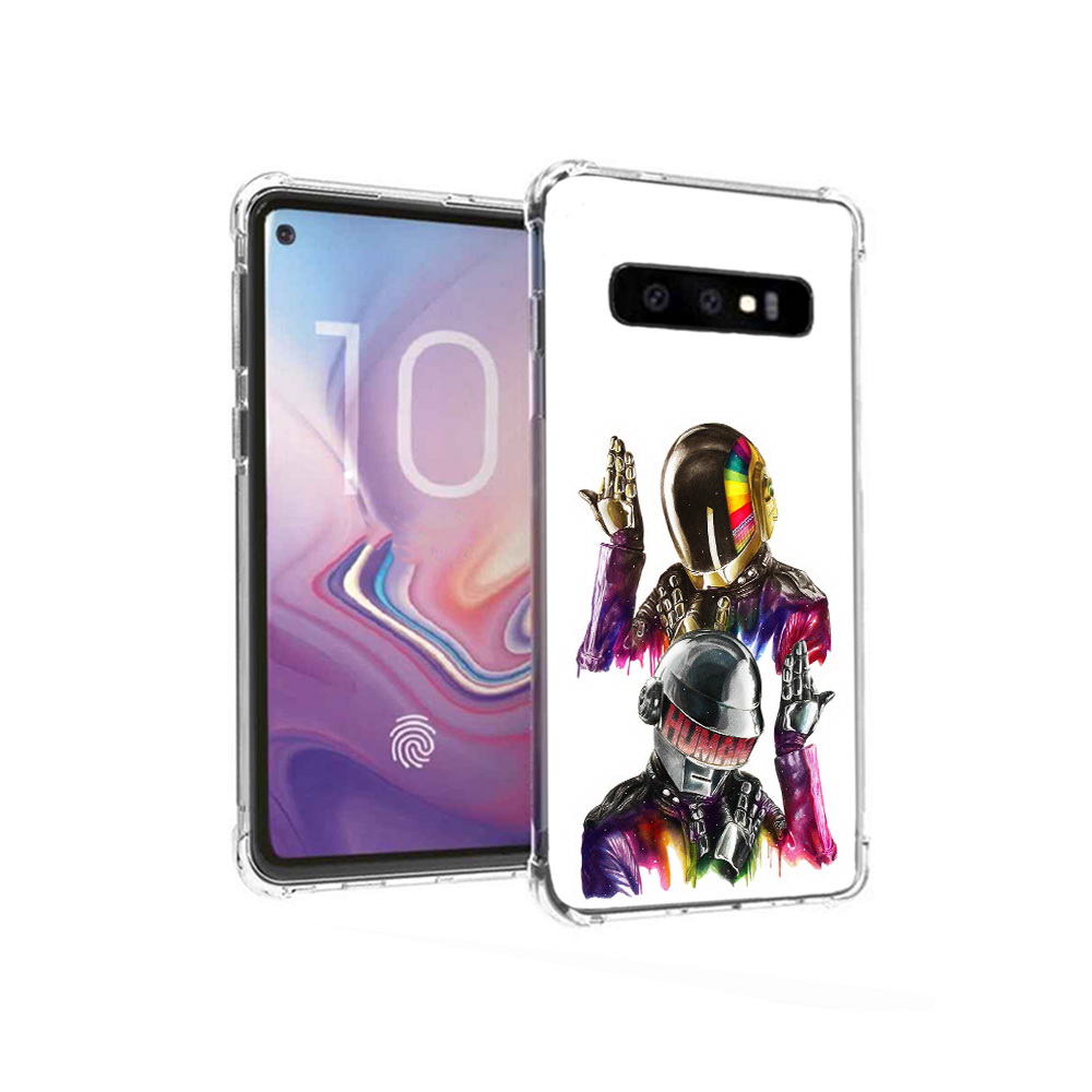 

Чехол MyPads Tocco для Samsung Galaxy S10 диско космонавты (PT125897.498.329), Прозрачный, Tocco