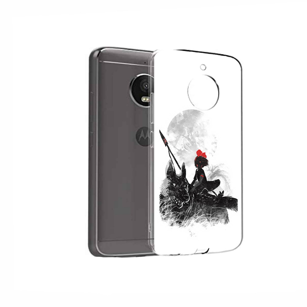 

Чехол MyPads Tocco для Motorola Moto E4 мононоке (PT99977.370.481), Прозрачный, Tocco