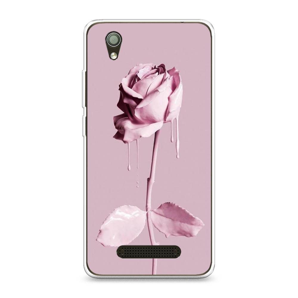 

Чехол Awog на ZTE Blade X3 / ЗТЕ Блэйд X3 "Роза в краске", Разноцветный, 130650-8