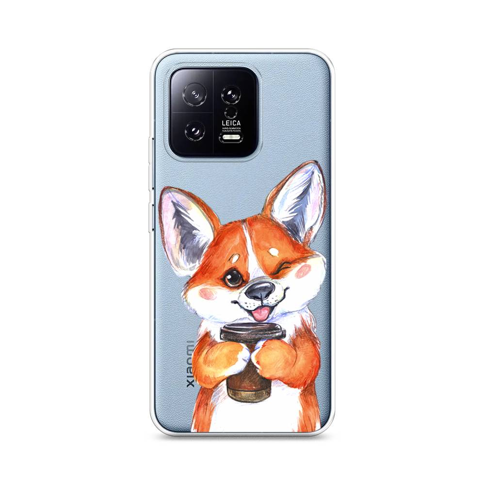 

Чехол на Xiaomi 13 5G "Корги с кофе", Оранжевый;белый, 317250-4