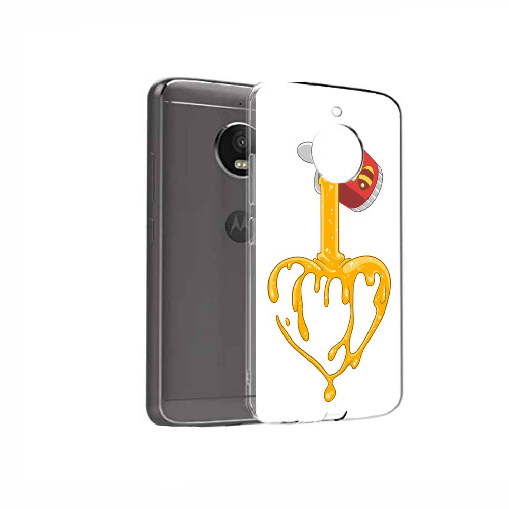 

Чехол MyPads Tocco для Motorola Moto E4 медовое сердце (PT99977.370.471), Прозрачный, Tocco