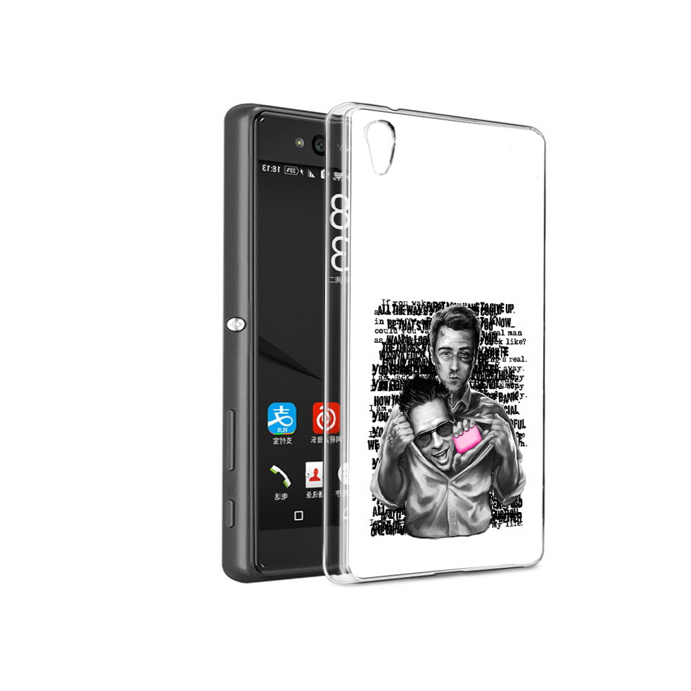 Чехол MyPads Tocco для Sony Xperia C6 бойцовский клуб (PT28839.243.242)