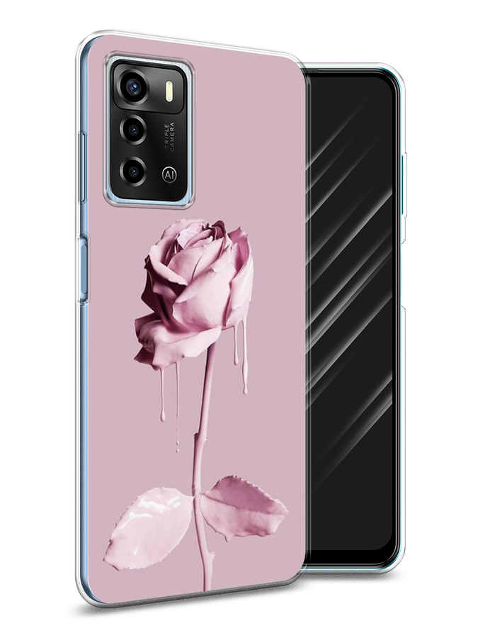 

Чехол Awog на ZTE Blade A72 / ЗТЕ Блэйд A72 "Роза в краске", Разноцветный, 135450-8