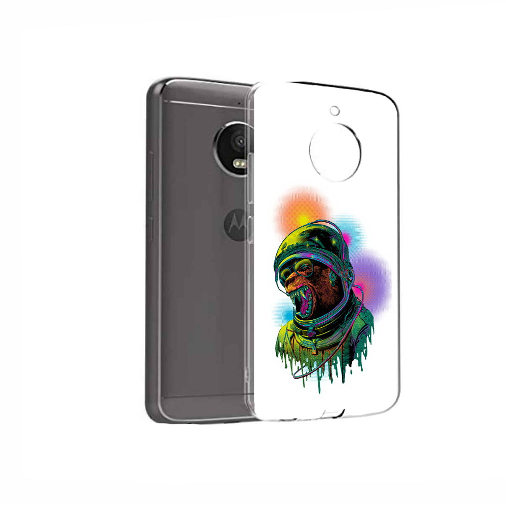 

Чехол MyPads Tocco для Motorola Moto E4 медведь космонавт (PT99977.370.466), Прозрачный, Tocco