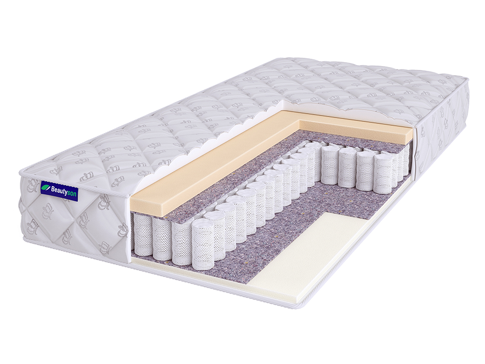 

Матрас Beautyson Roll Spring Soft Ecolatex 3 S600, 170х150, 19 см, пружинный, Белый, Roll Spring Soft Ecolatex 3 S600