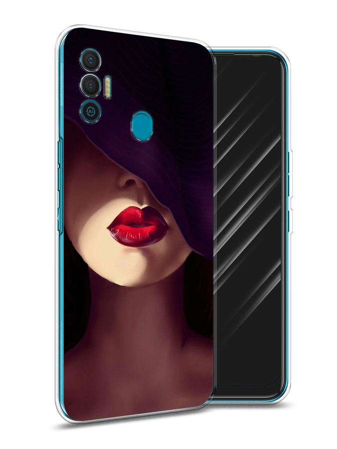 

Чехол Awog на Realme C15 "Красные губы", Разноцветный, 255050-7