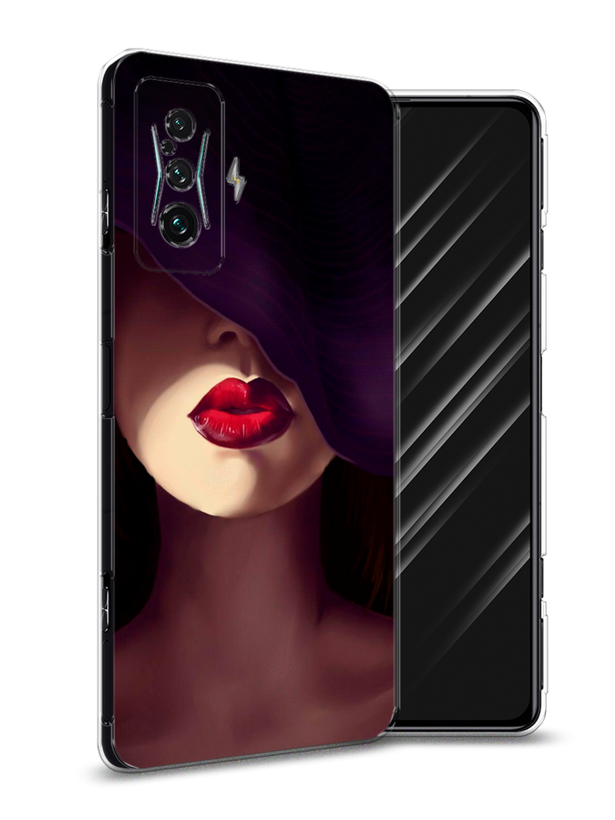 

Чехол Awog на Xiaomi Redmi K50 GE "Красные губы", Разноцветный, 314350-7