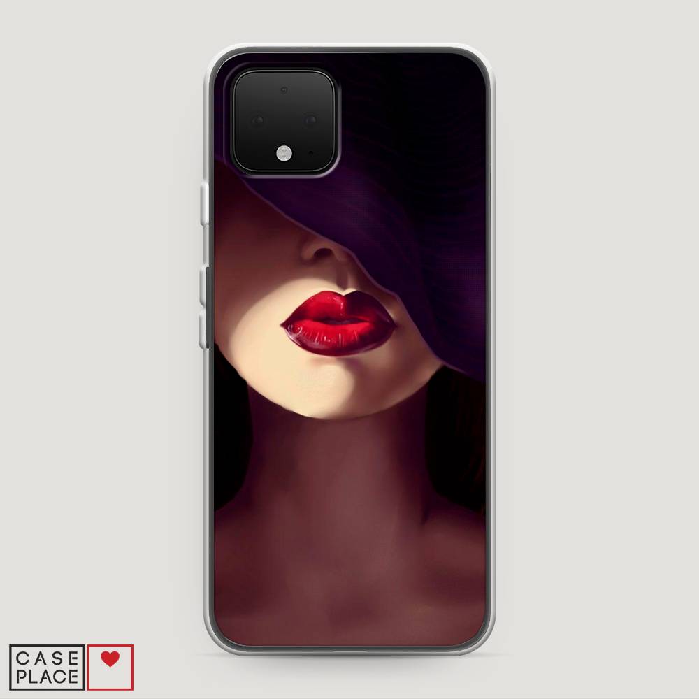 фото Чехол awog "красные губы" для google pixel 4
