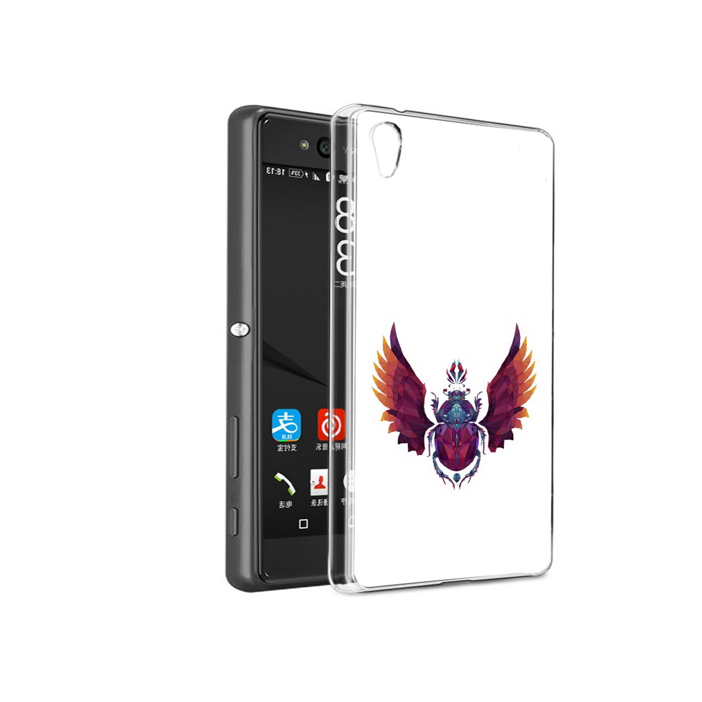 

Чехол MyPads Tocco для Sony Xperia C6 алмазный скоробей (PT28839.243.219), Прозрачный, Tocco