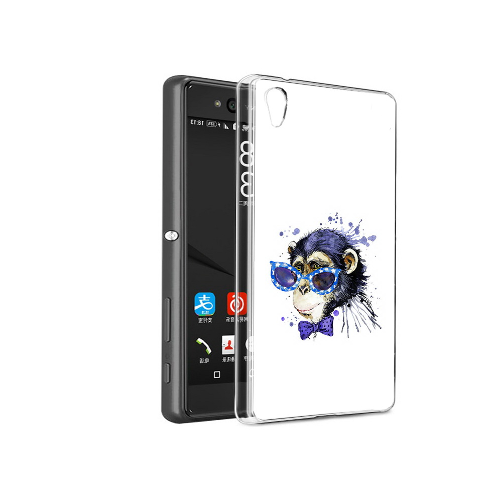 

Чехол MyPads Tocco для Sony Xperia C6 акварельная обезьяна (PT28839.243.216), Прозрачный, Tocco