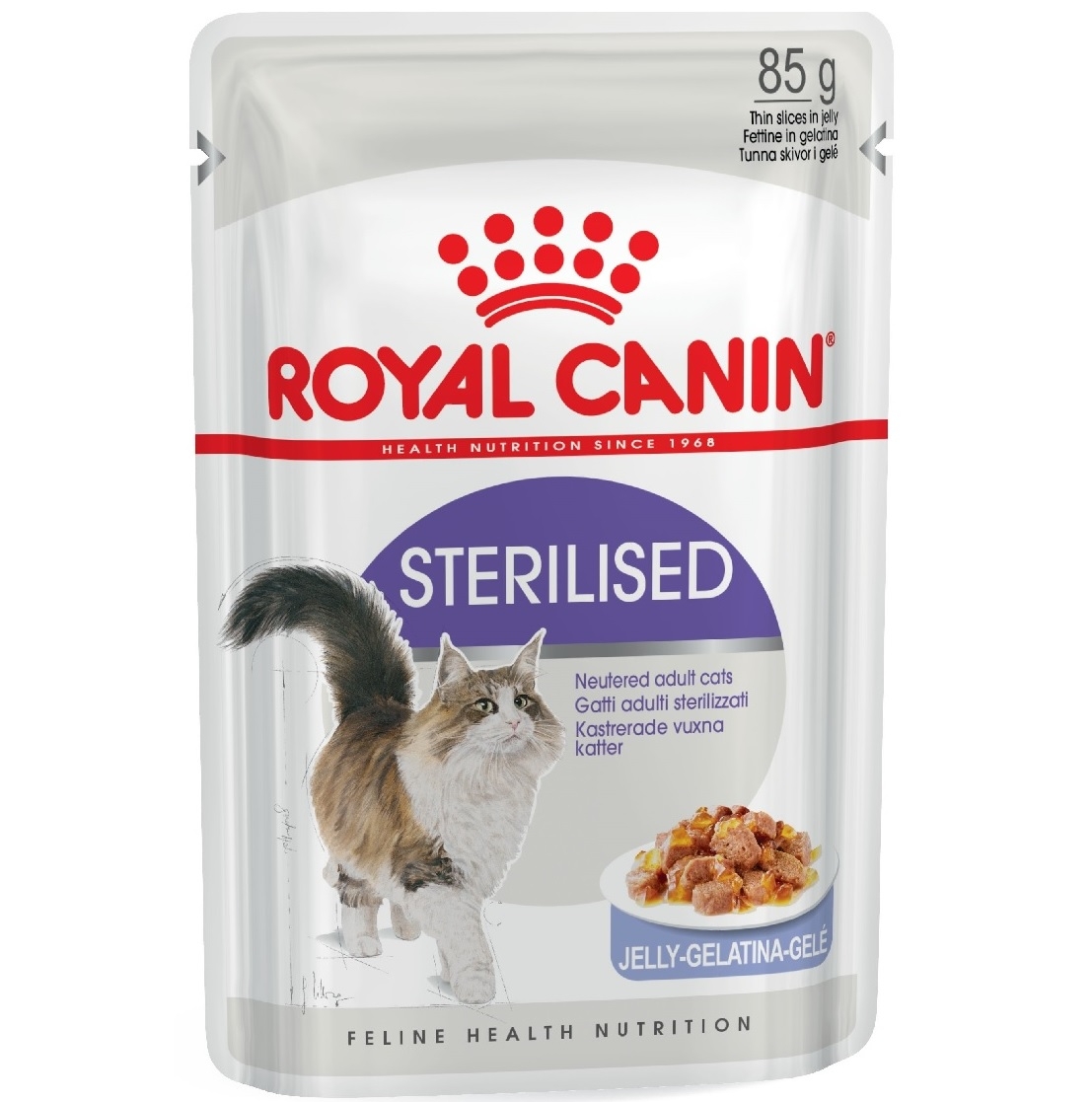 фото Влажный корм для кошек royal canin sterilised, мясо, 24шт, 85г